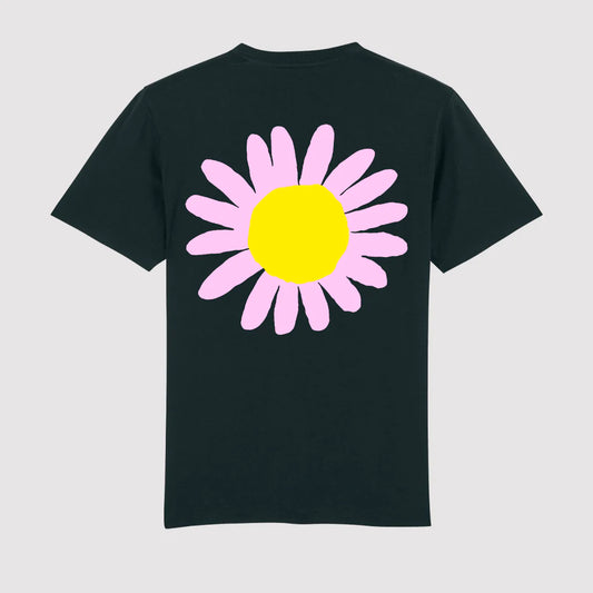 T-Shirt Flower Black