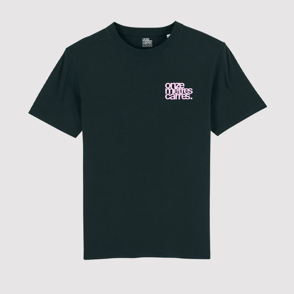 T-Shirt Flower Black