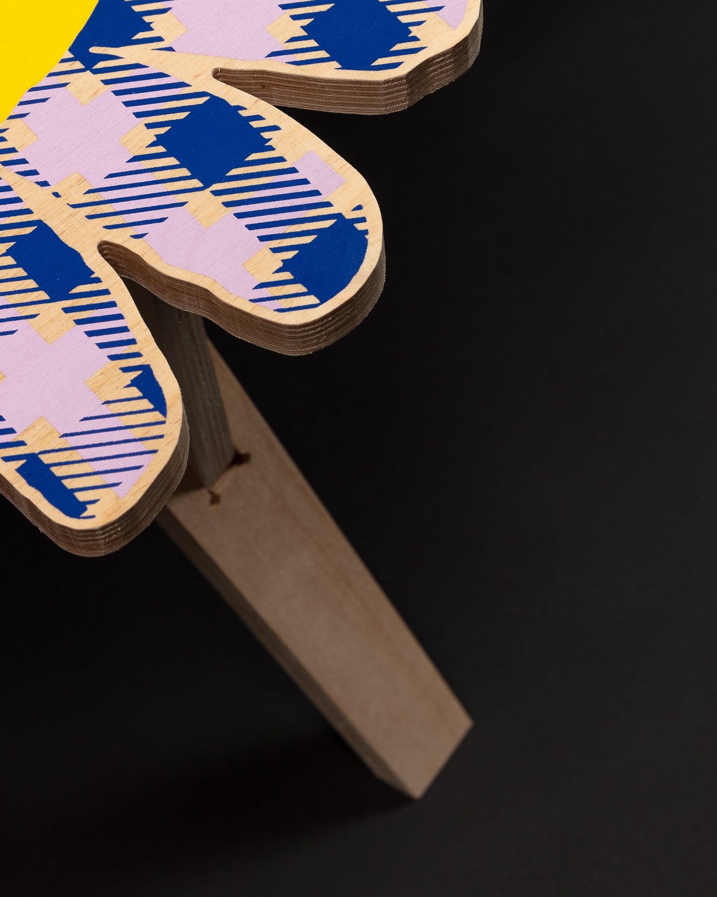 Petite table Flower Tartan