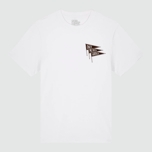 T-Shirt OMC Flag White / Brown