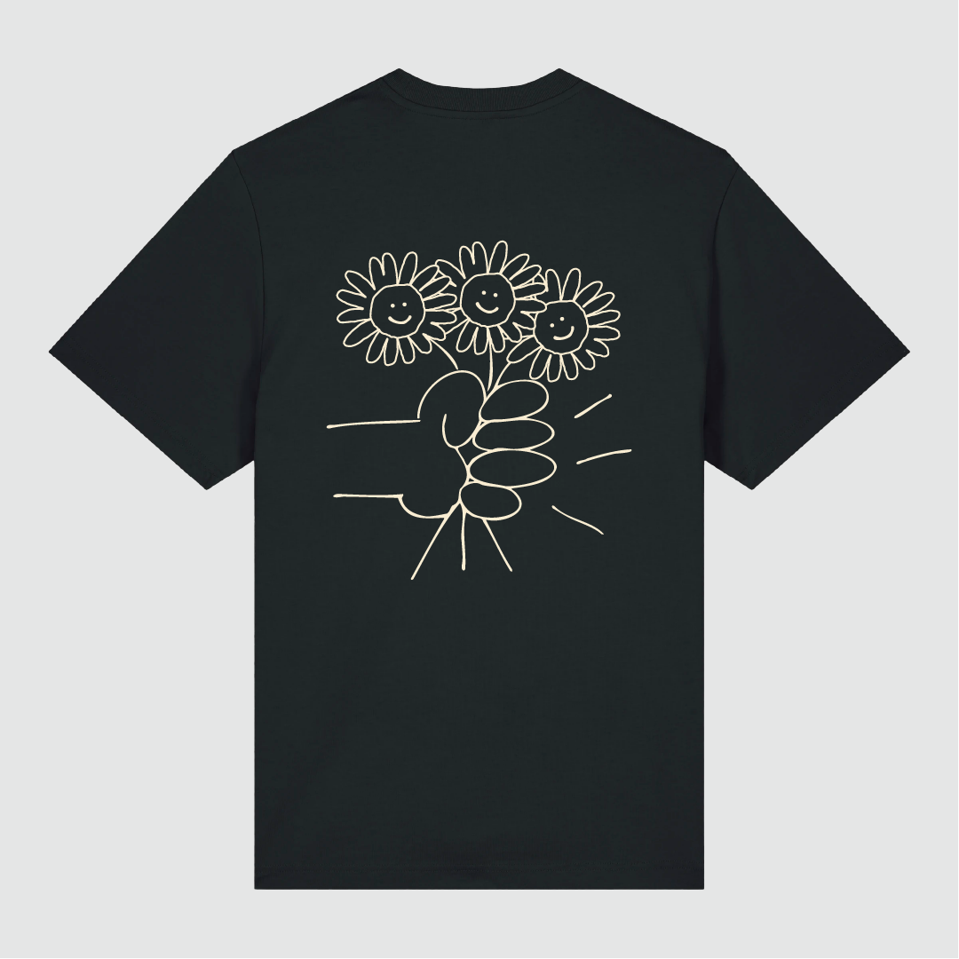 T-Shirt Black Bouquet