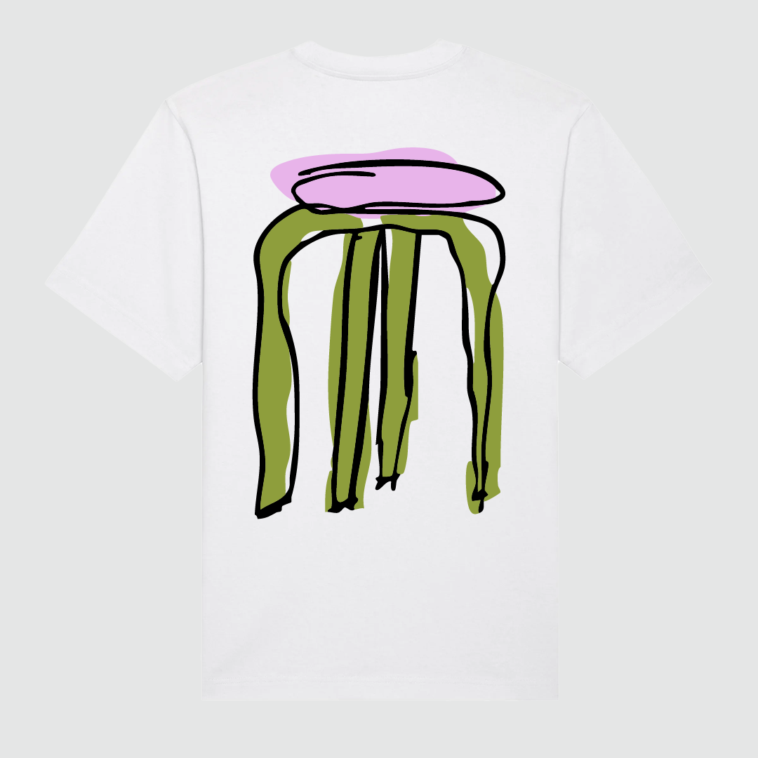 T-Shirt OMC x Laurent Badier White / Green