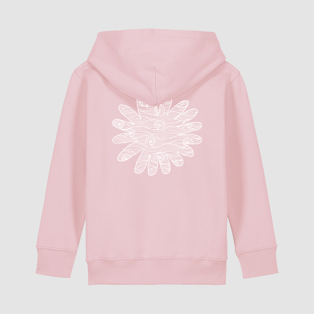 Kids Hoodie Biarritz Cotton Pink