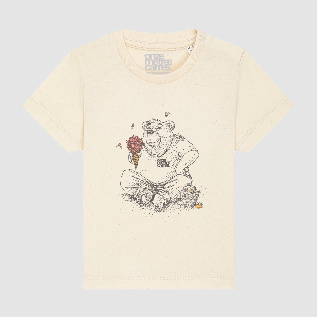 Baby T-Shirt Ours Natural Raw