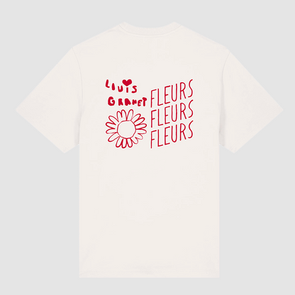 T-Shirt Off White Fleurs Fleurs Fleurs x Louis Granet