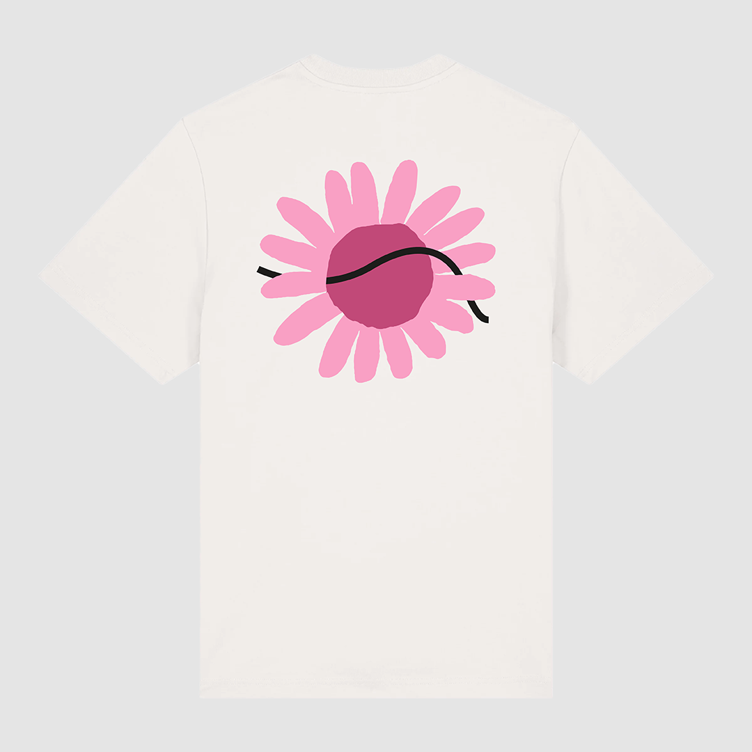 T-Shirt White Destination Orléans Pink