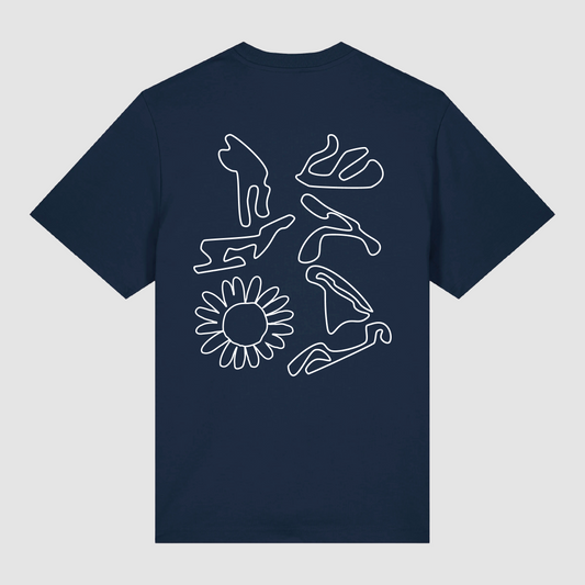 T-Shirt Navy Circuit