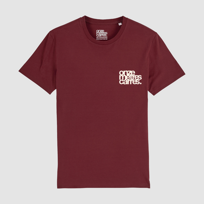 T-Shirt Burgundy Flower Biarritz