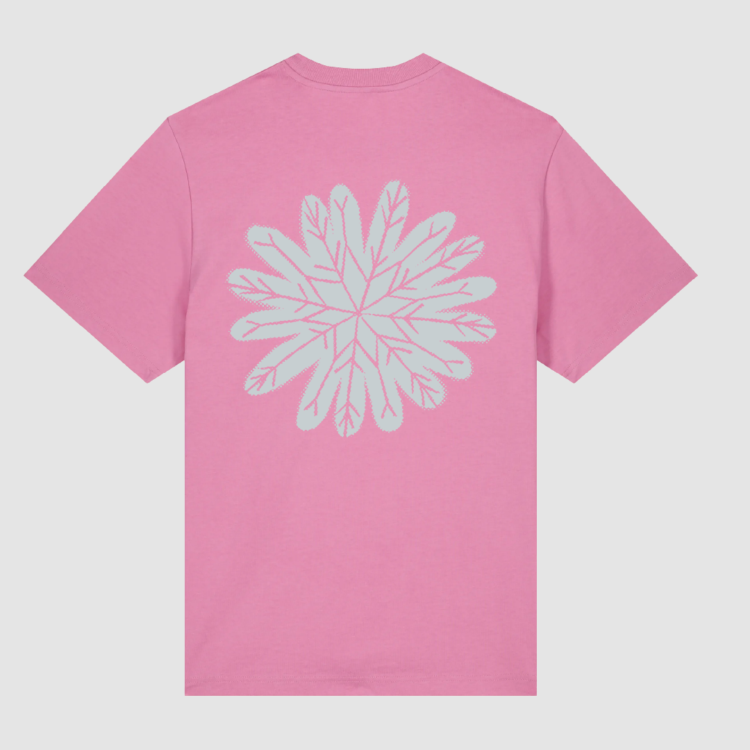 T-Shirt Flocon Rose
