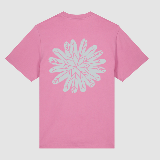 T-Shirt Flocon Rose