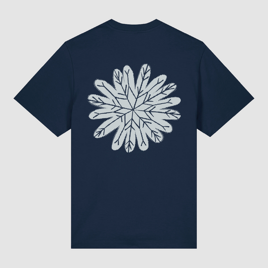 T-Shirt Flocon Marine