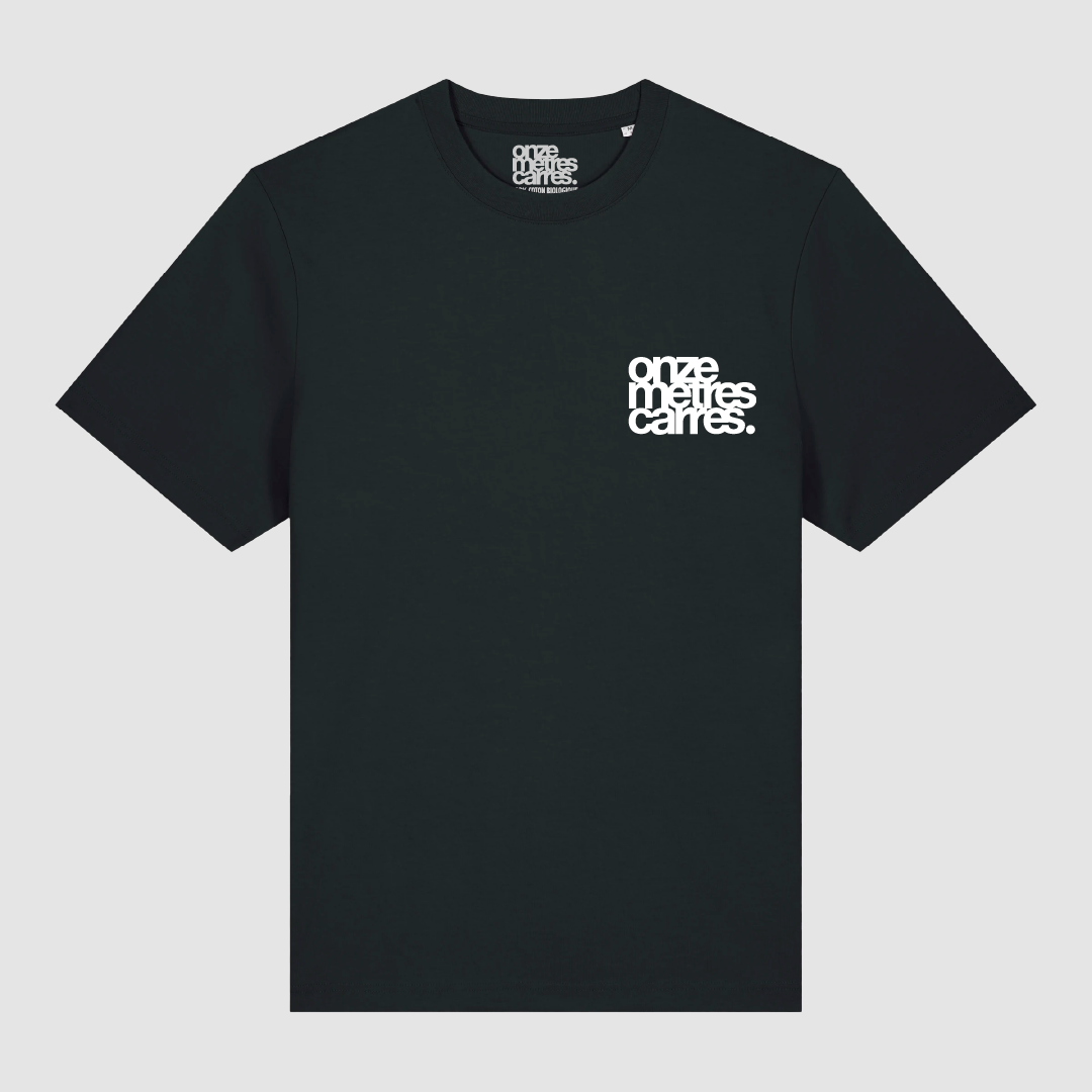 T-shirt Black Flower Dot
