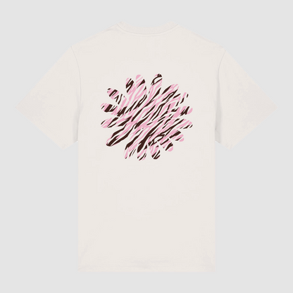 T-shirt Off White Flower Zèbre