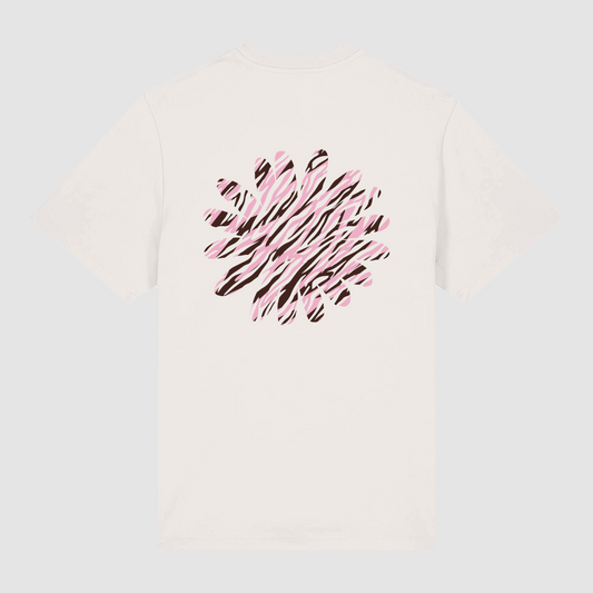 T-shirt Off White Flower Zèbre