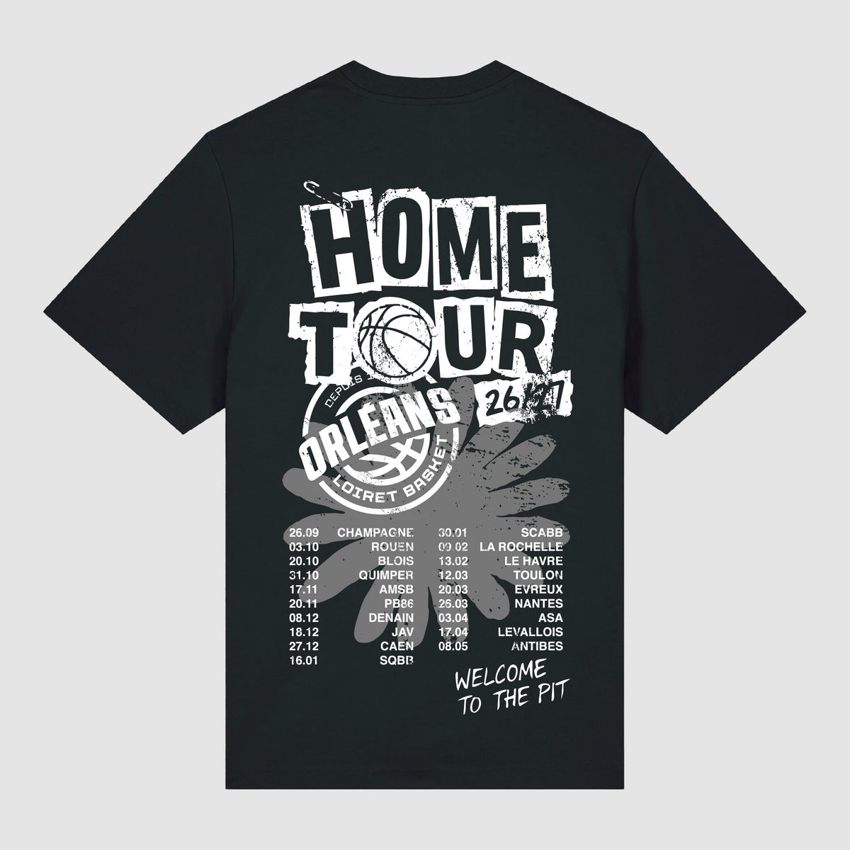 T-shirt Home Tour Black