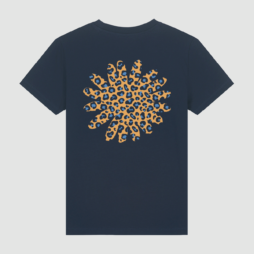 T-Shirt Kids Léopard Navy