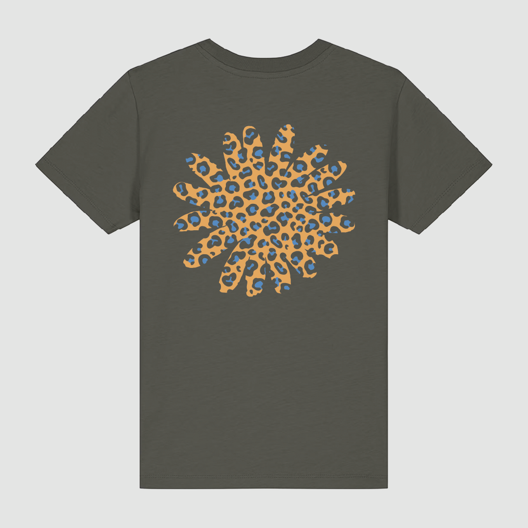 T-Shirt Kids Léopard Khaki