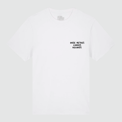 T-shirt Frog Bass White