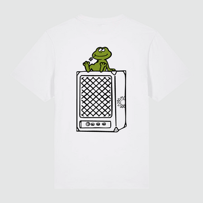 T-shirt Frog Bass White