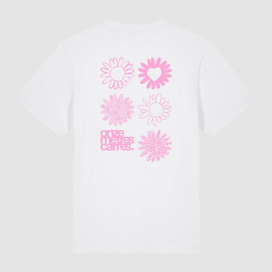 T-shirt Archive Pink White