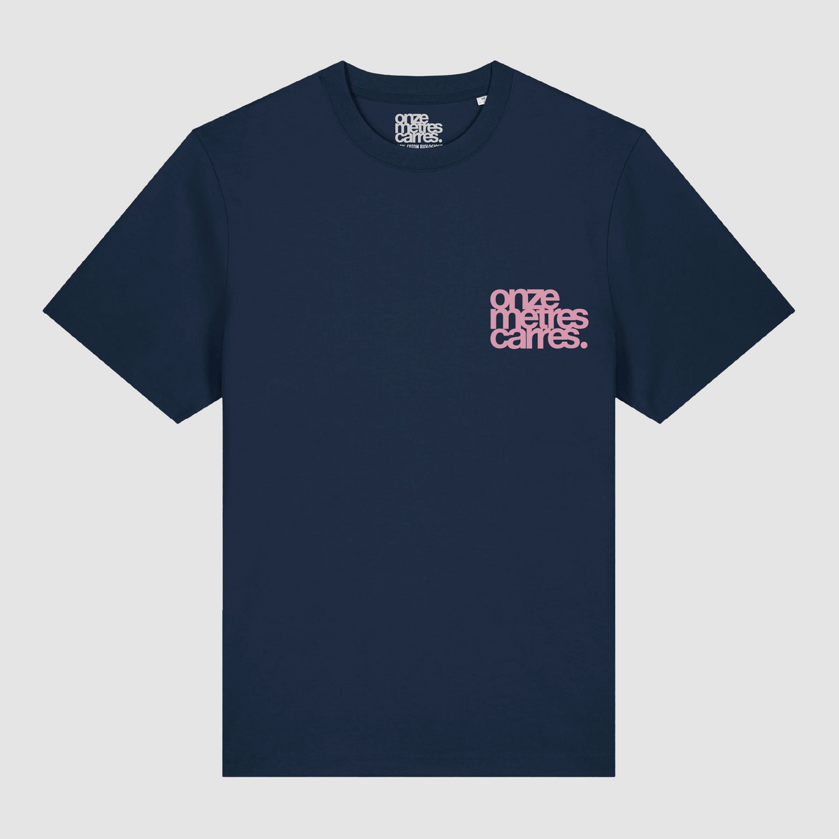 T-Shirt Heart Léopard Navy