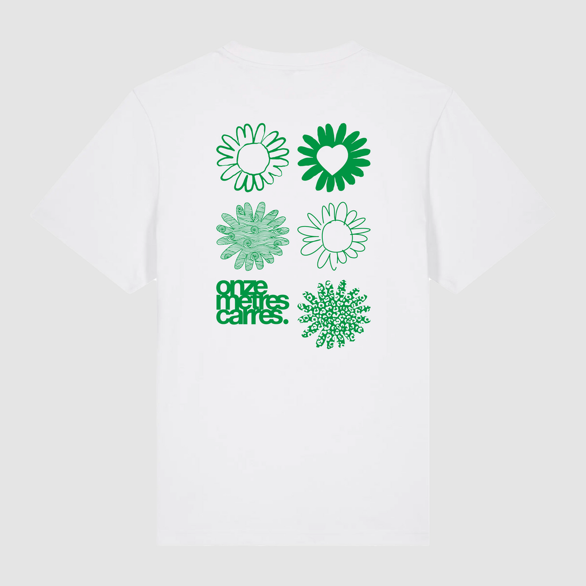 T-shirt Archive Green White