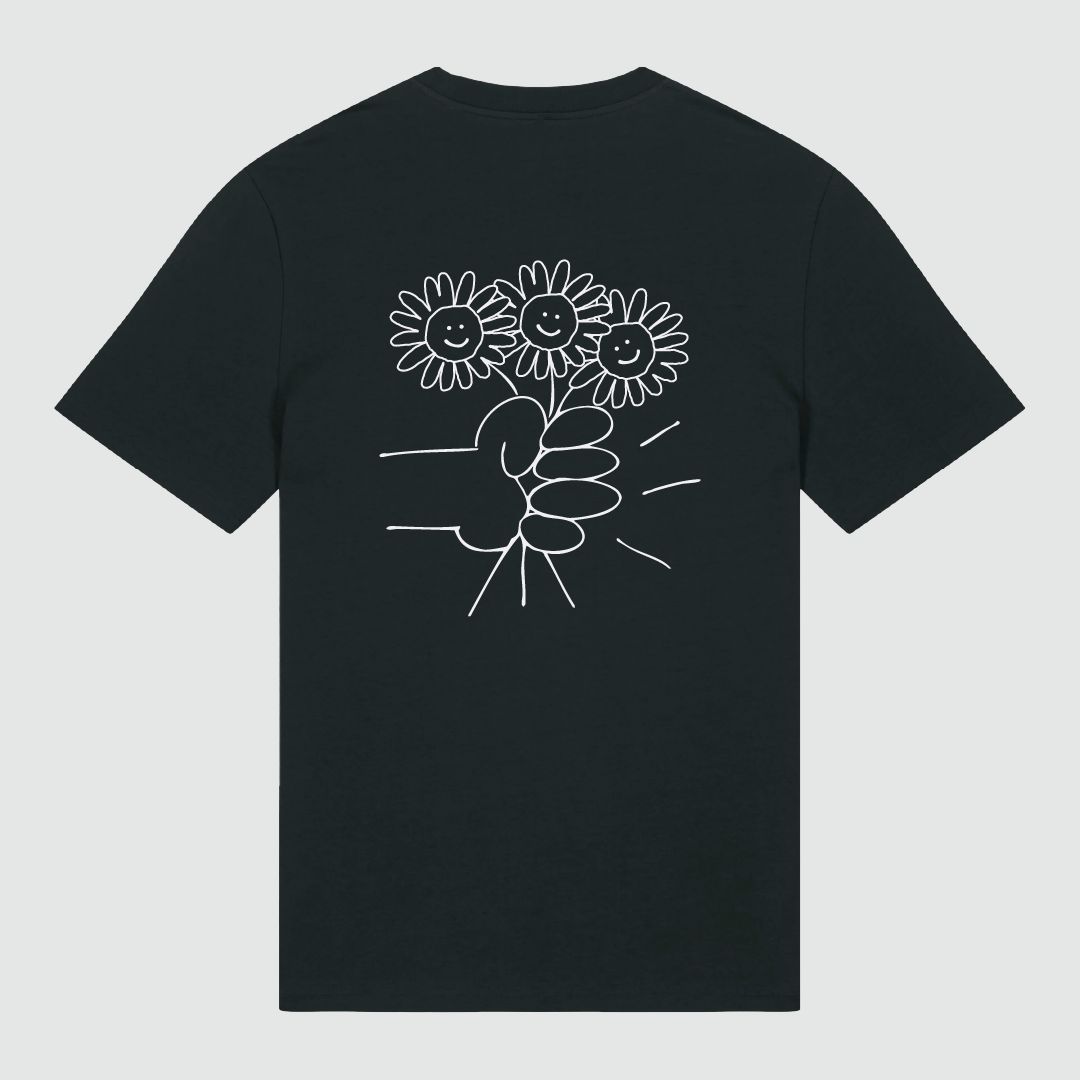 T-shirt Black Bouquet