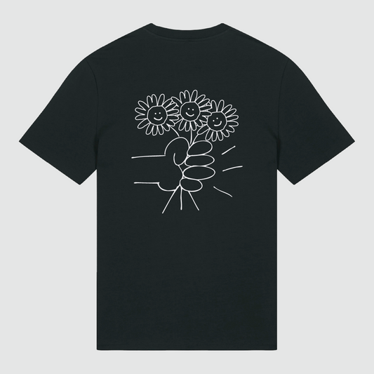 T-shirt Black Bouquet