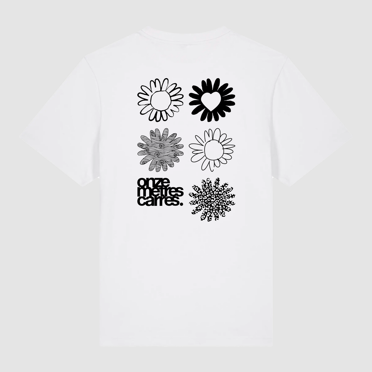 T-shirt Archive Black White