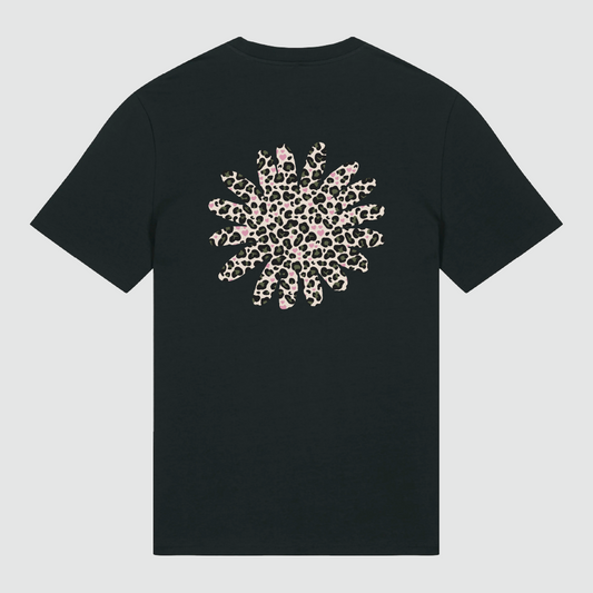 T-shirt Black Flower Landberry