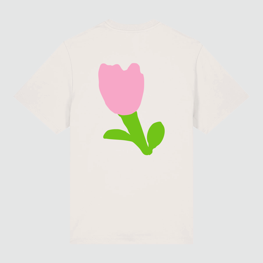 T-shirt Off White Tulipe Louis Granet