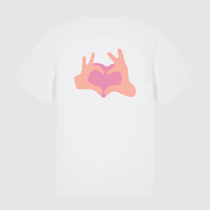 T-shirt White Heart Louis Granet