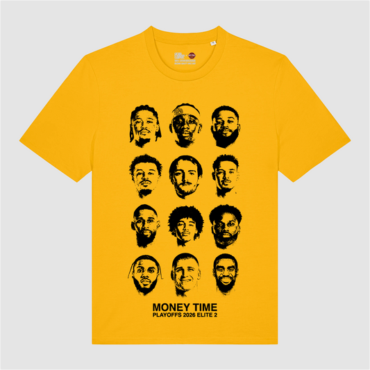 T-Shirt Yellow Playoffs Faces