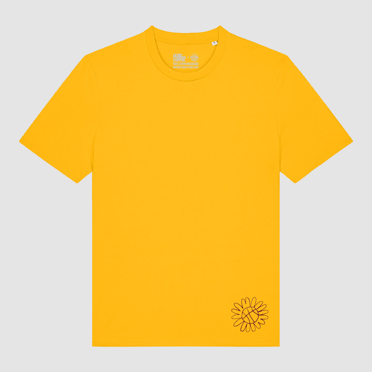 T-shirt Flower OLB Yellow