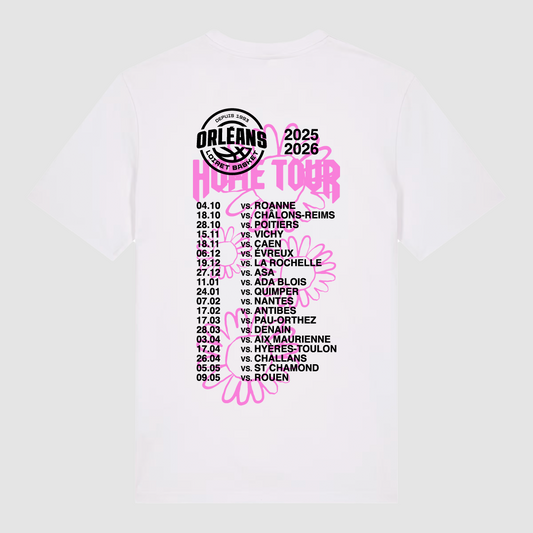 T-Shirt White Home Tour Pink