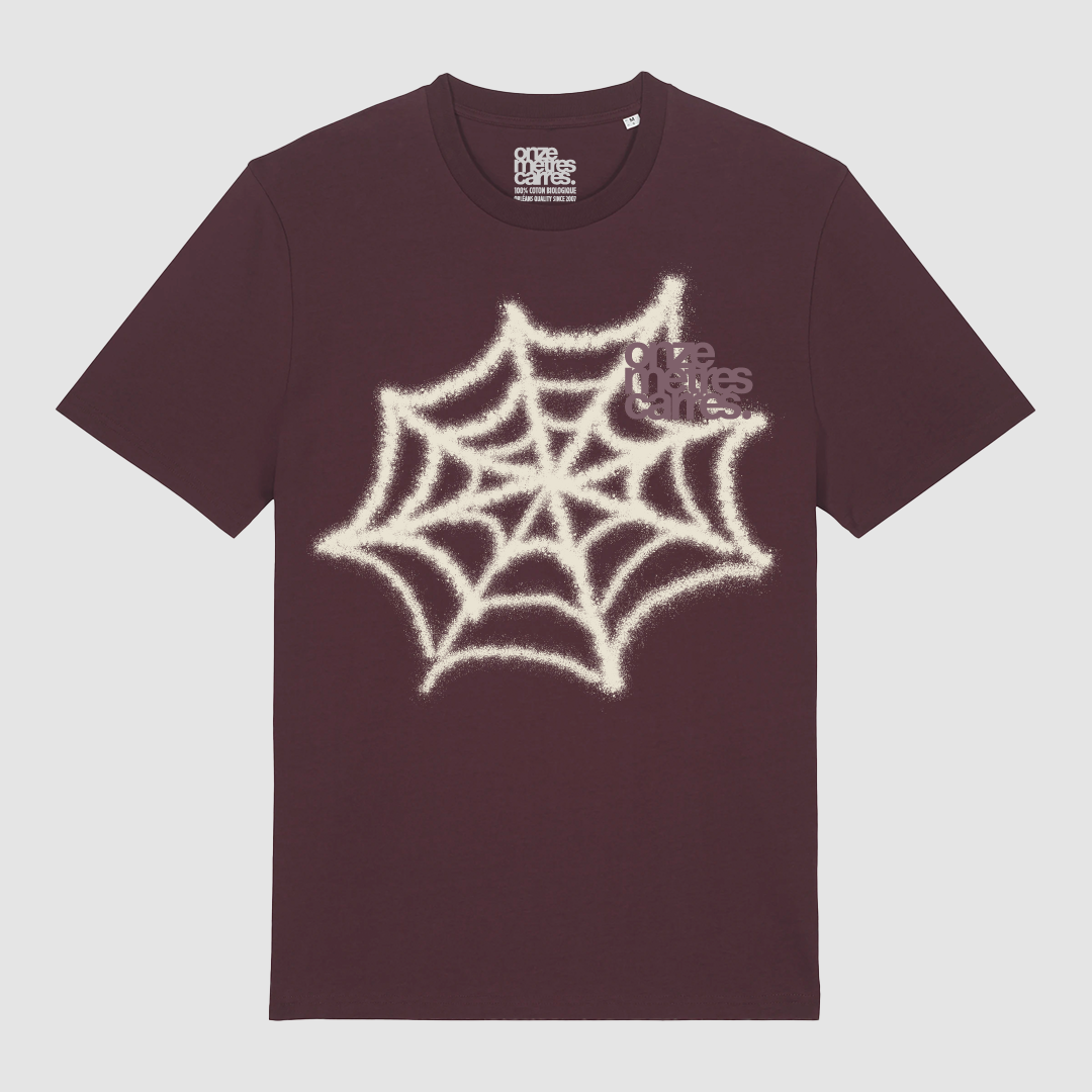 T-shirt Brown Spider Front