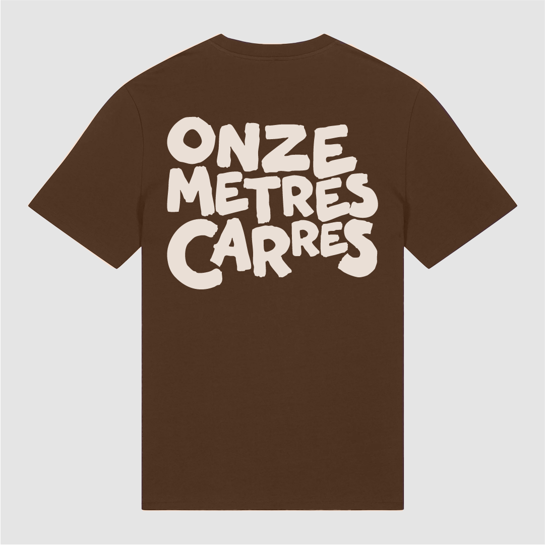 T-Shirt Brown Caracter Bold