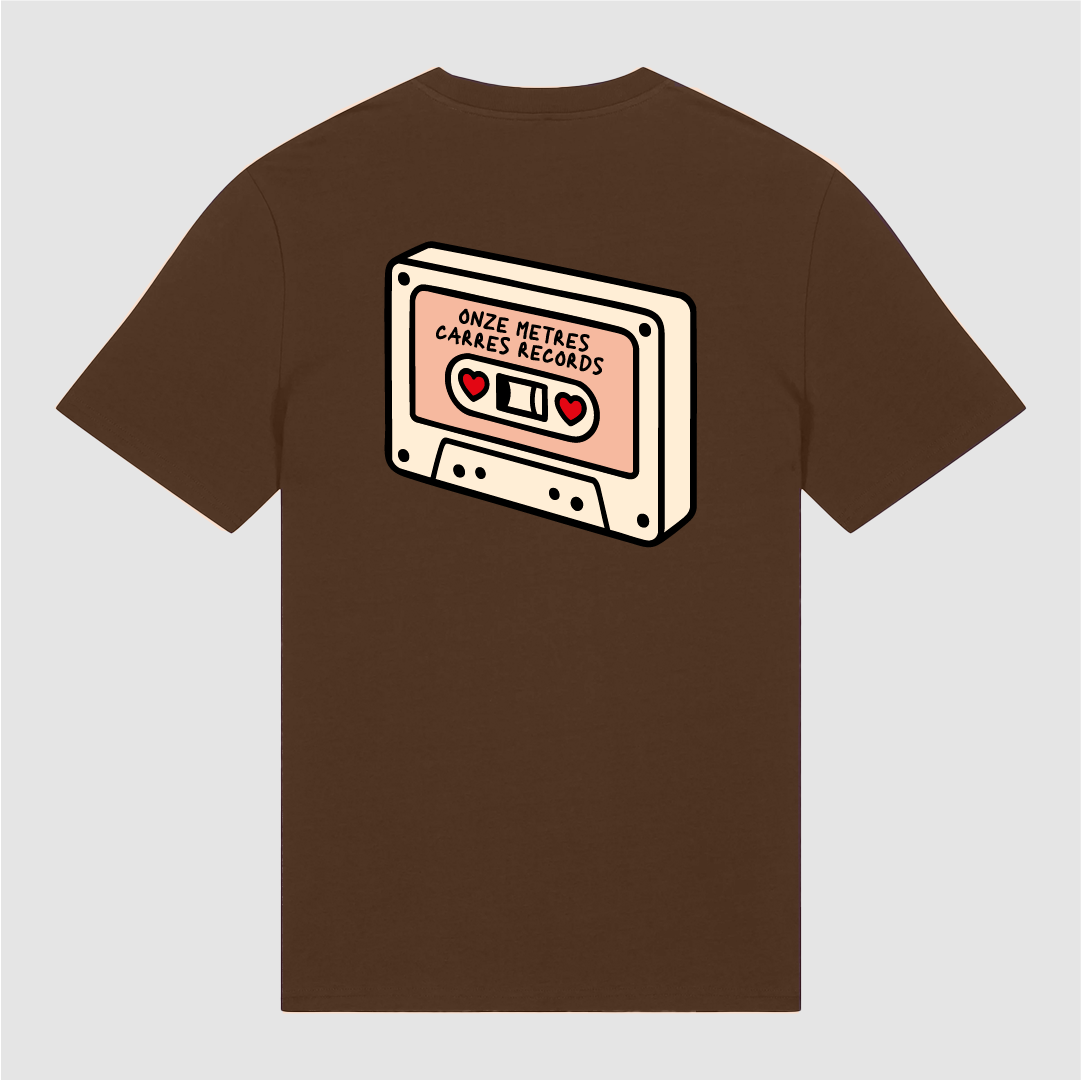 T-Shirt Cassette Brown
