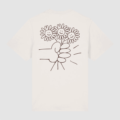 T-Shirt Off White Flower Bouquet