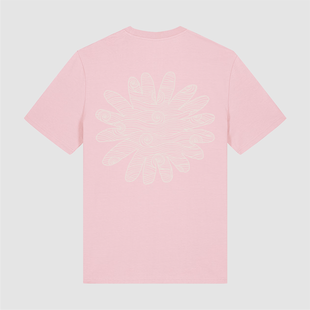 T-Shirt Pink Flower Biarritz