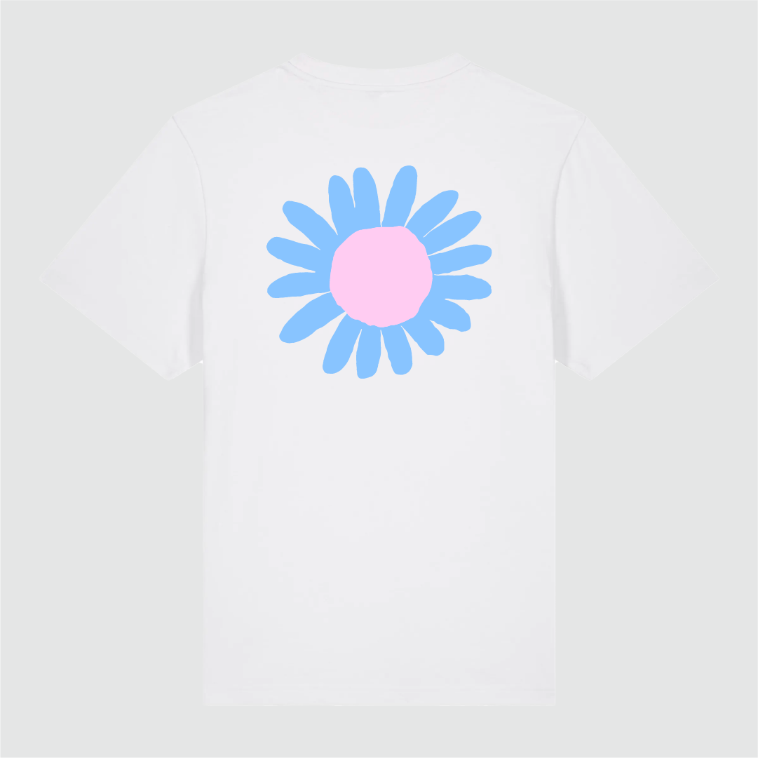 T-Shirt White Flower Ciel