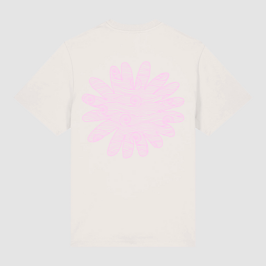 T-Shirt Flower Biarritz Pink Off White