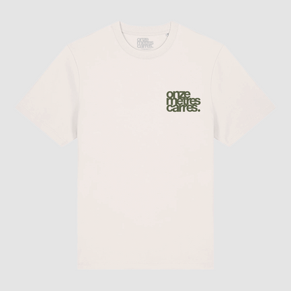 T-Shirt Heart Léopard Off White