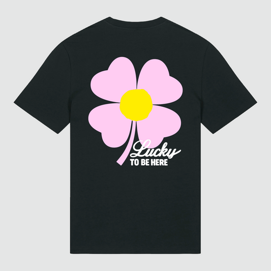 T-Shirt Lucky to be here Black