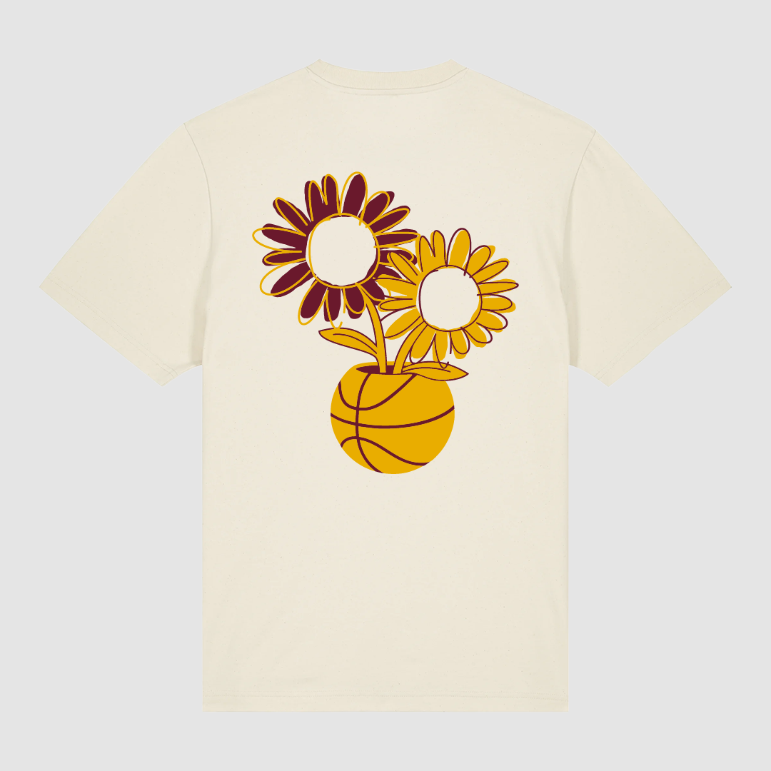 T-Shirt OLB Basket-ball Bouquet Natural
