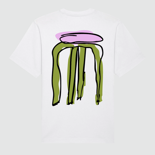 T-Shirt OMC x Laurent Badier White / Green